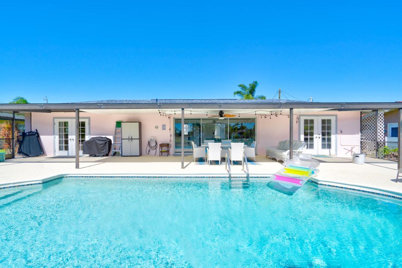 Cozy 60'S Home, City & Canal Located Cape Coral Exterior foto